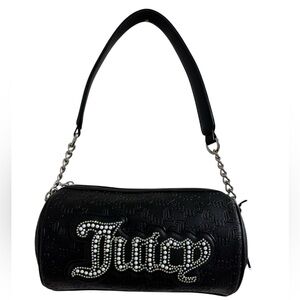 Juicy Couture “String of Pearls” small shoulder barrel bag - NWT